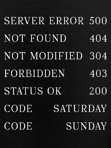 IT weekdays codes