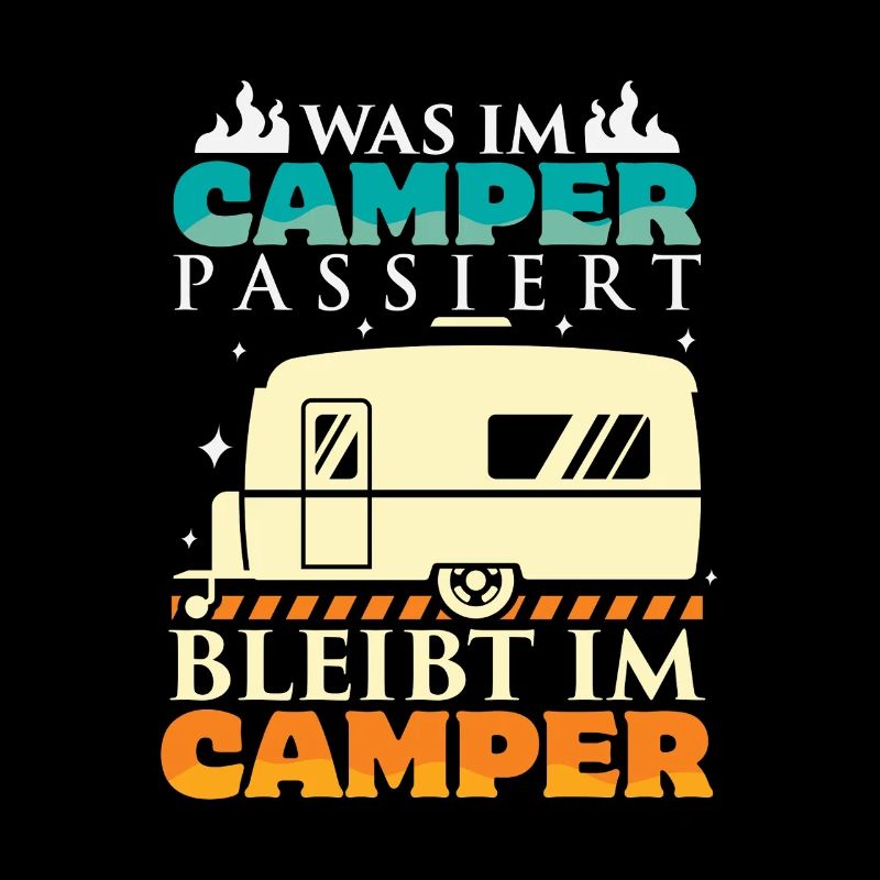 Camper Camping Caravan Saying