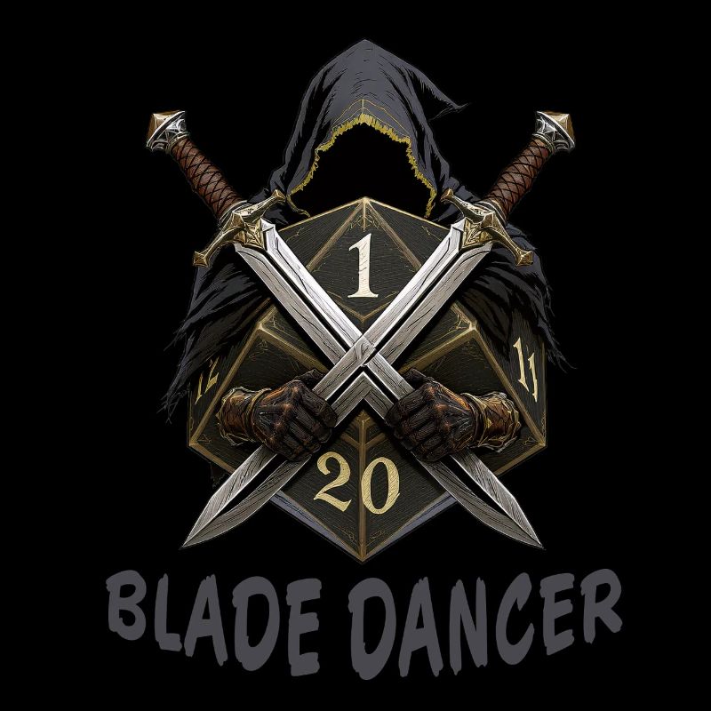 Danseur de la Lame – Capuche avec Deux Épées