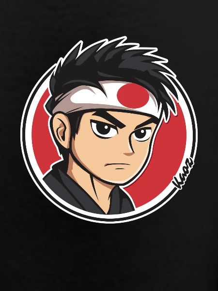 Anime Samurai Character Illustration