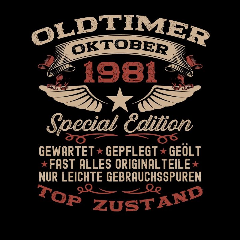 44. Geburtstag Geschenk Oldtimer Oktober 1981