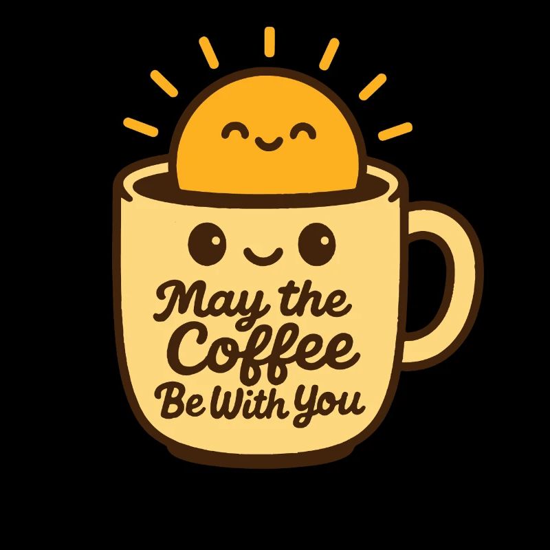 Que le café soit avec vous Amateurs de café drôles