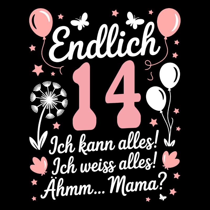 Finally 14th Birthday 14 Years Gift Saying