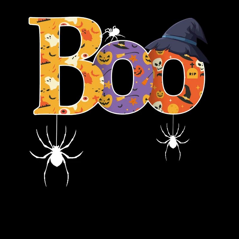 Boo Pattern Halloween