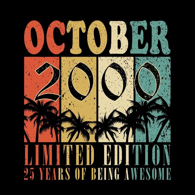 25e anniversaire Original Octobre Année 2000