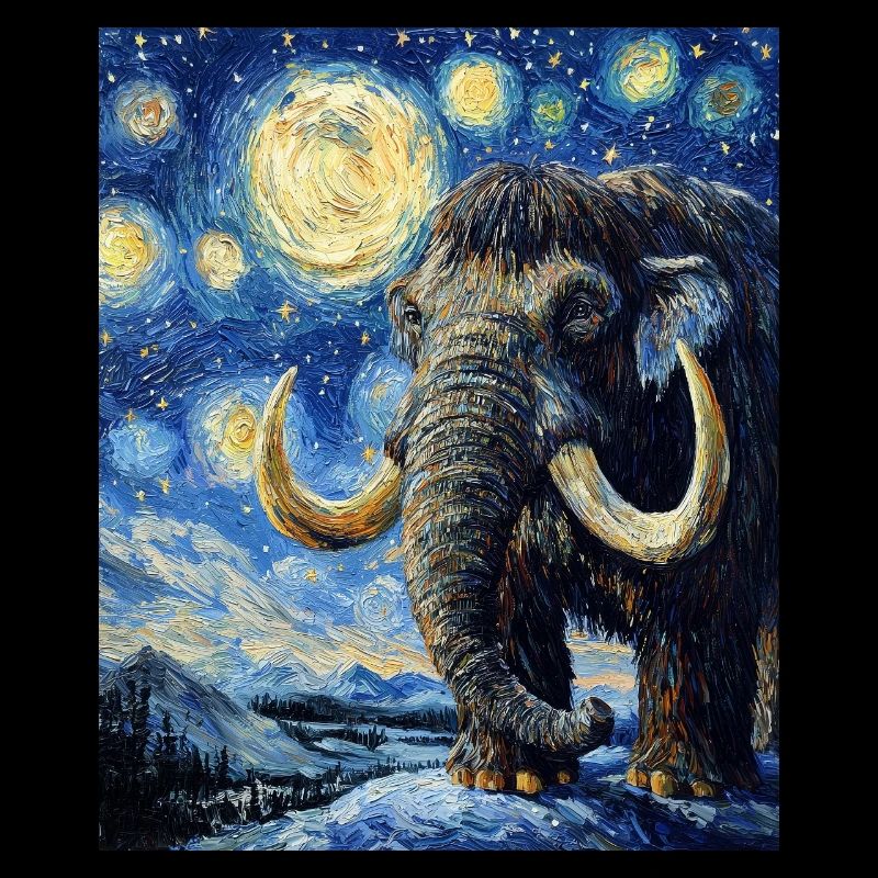 Mammoth Van Gogh Starry Night