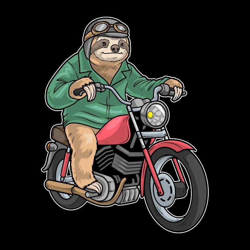 Faultier Motorrad