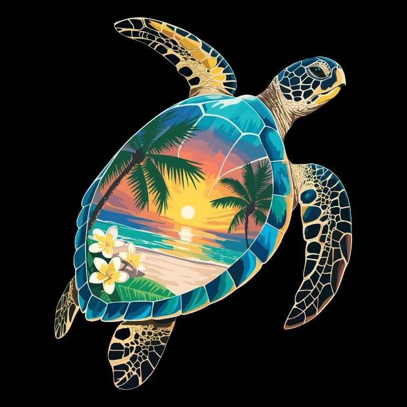 Turtle Waves Surf Turtle Surfer Turtles