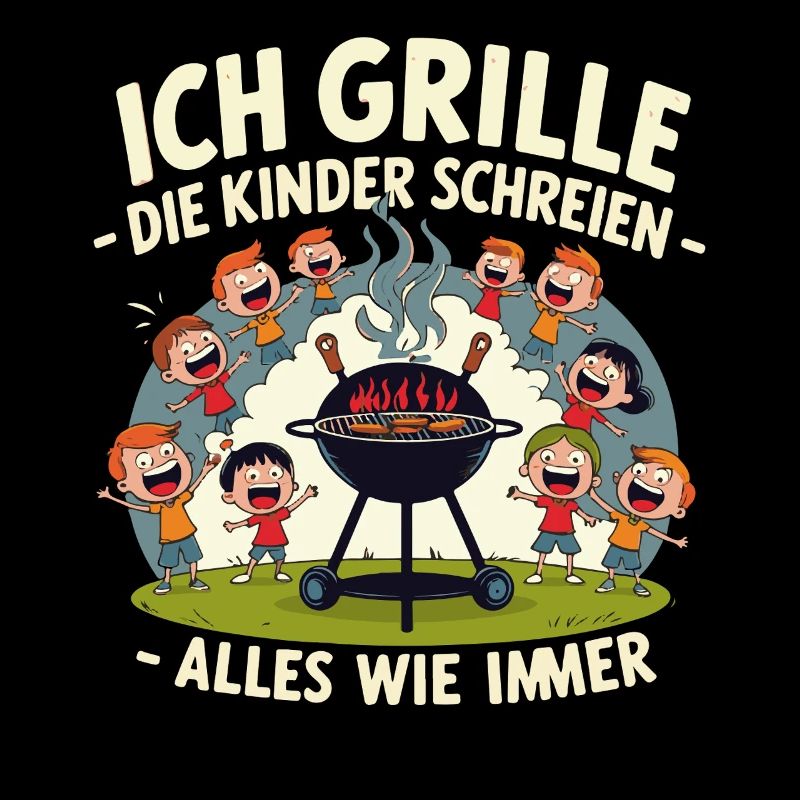 I'm barbecuing – kids screaming fun