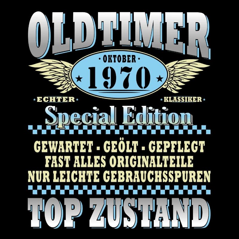 55. Geburtstag Geschenk Oldtimer Oktober 1970