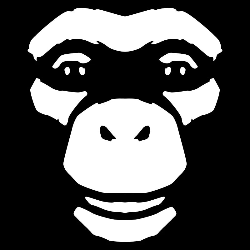 Monkey Face – Style primate de la jungle sauvage