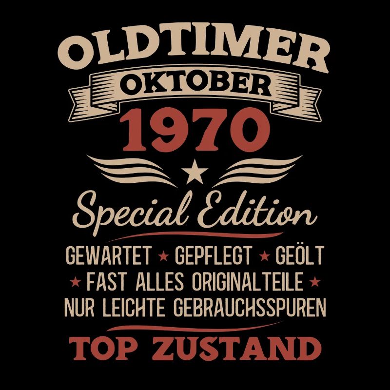55. Geburtstag Geschenk Oldtimer Oktober 1970