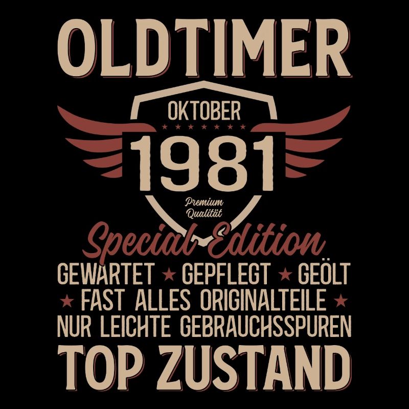 44. Geburtstag Geschenk Oldtimer Oktober 1981