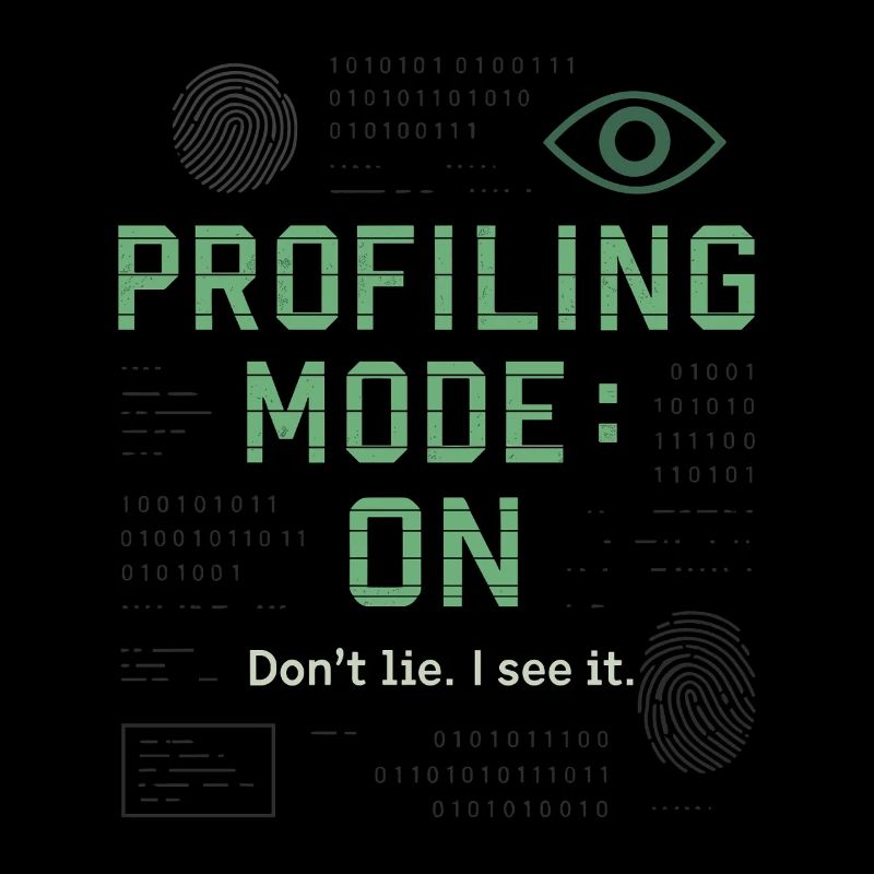 Mode de profilage : ON – True Crime & Mindhunter Shirt