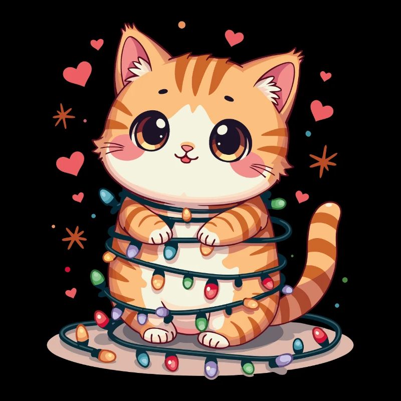 Chat de Noël