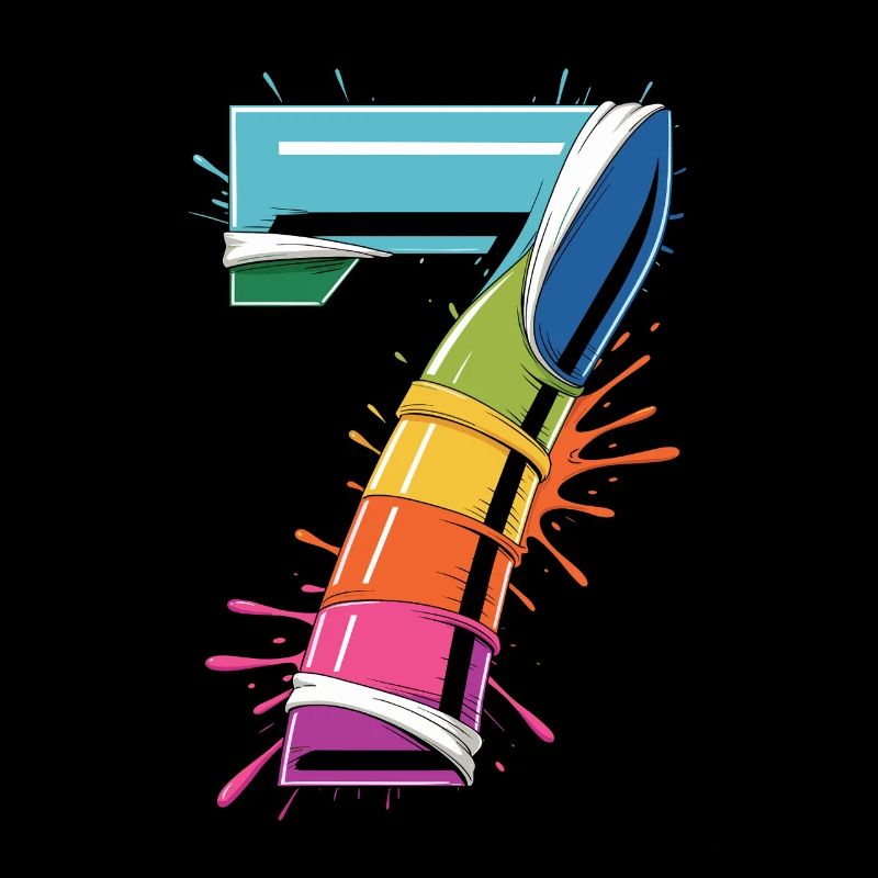 Regenbogen7 Spritzdesign