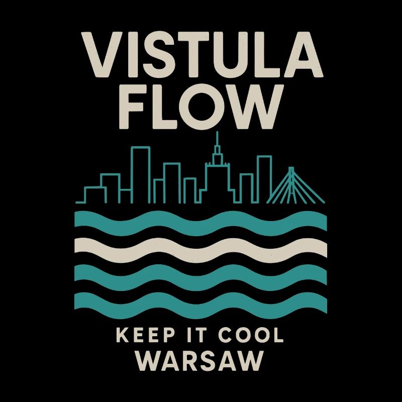 Vistule Flow Warsaw Skyline Design