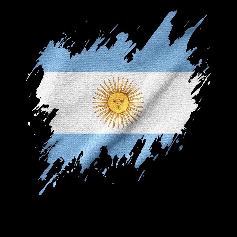 Drapeau de l’Argentine, style déchiré