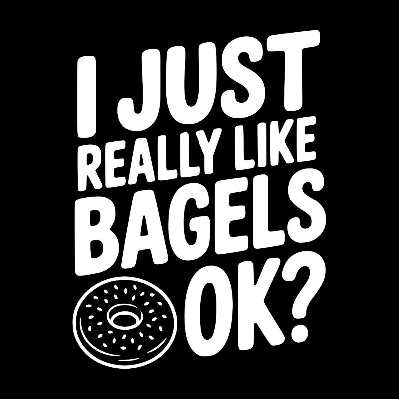 Ich mag Bagels einfach sehr gerne, ok?