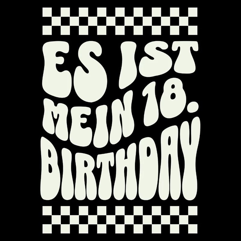 C’est mon 18e anniversaire Retro Design