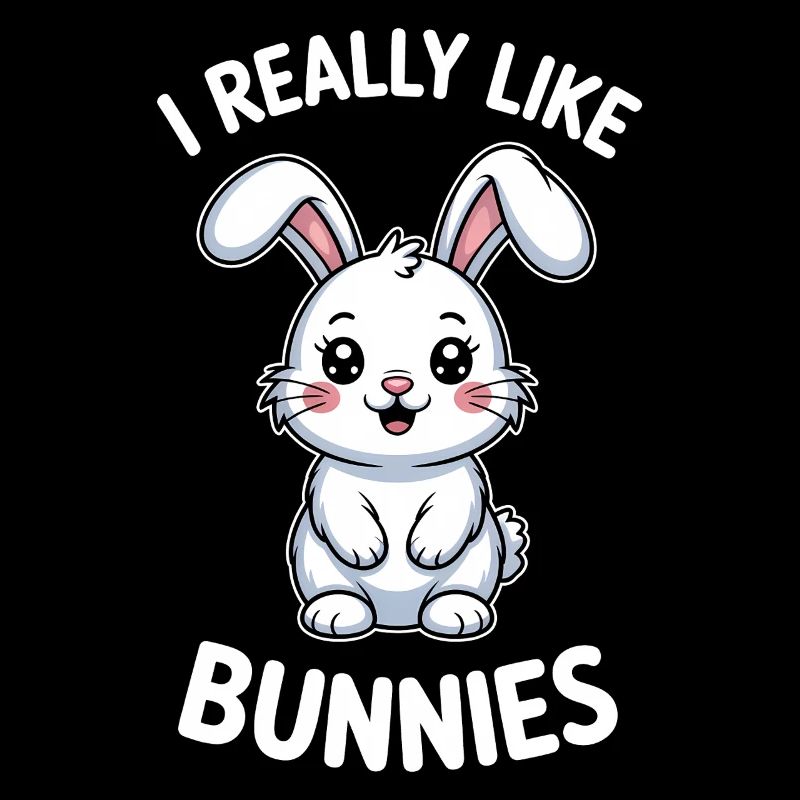 Bunny Saying Rabbit Funny Bunny Gift