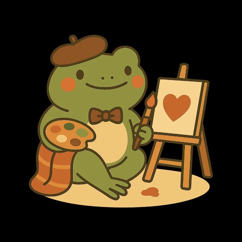 Painter Frog – Creative & Heartfelt