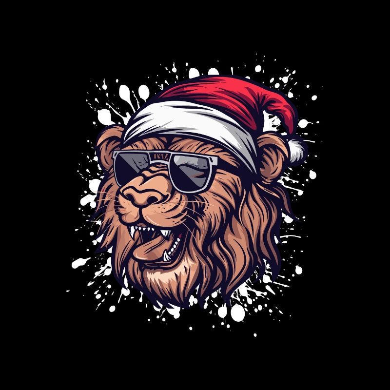Lion Noël Drôle