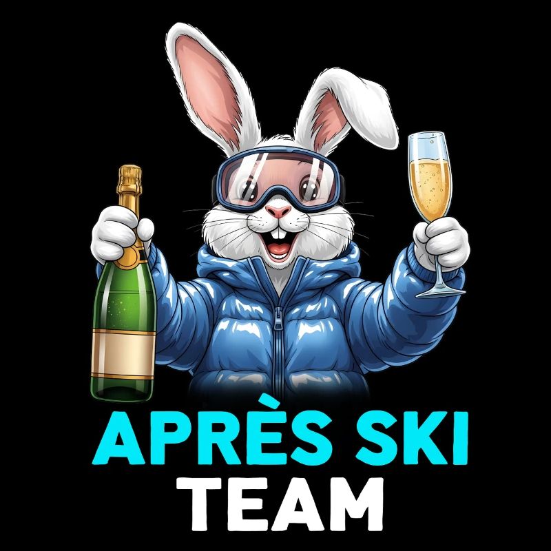 Après-ski bunny pink bunny