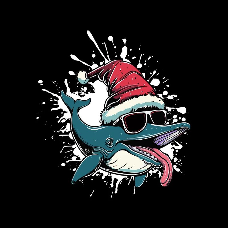 Baleine Noël Drôle