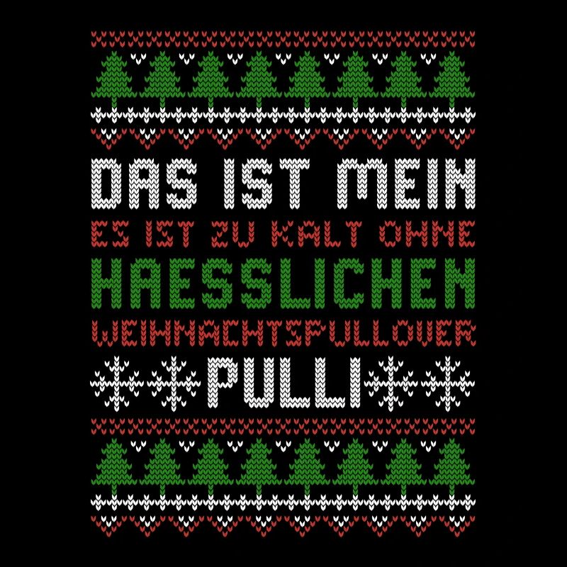It's too cold for ugly Christmas sweaters