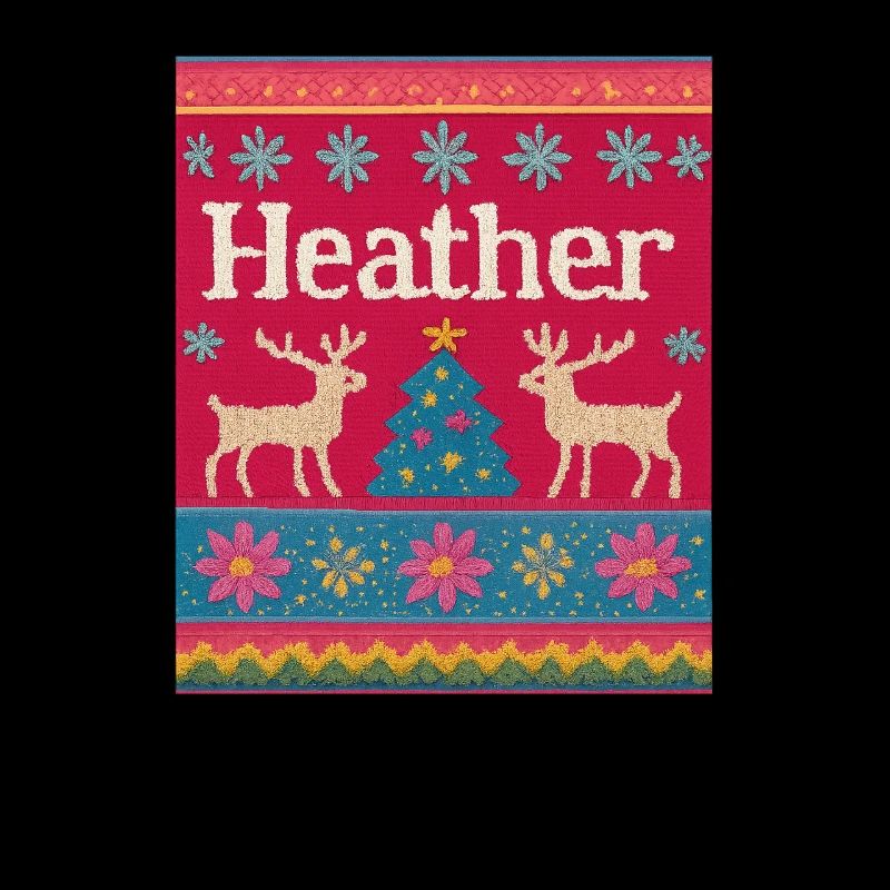 Nom festif Heather Ugly Chrismas Style, Noël