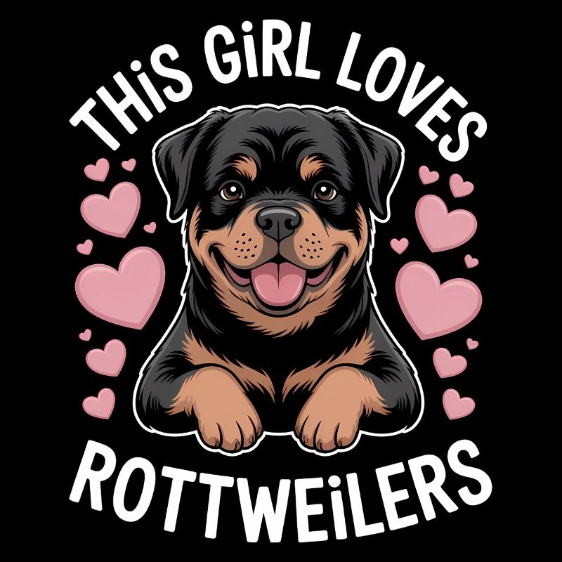 Rottweiler Spruch Mädchen Fun Rottweiler Geschenk