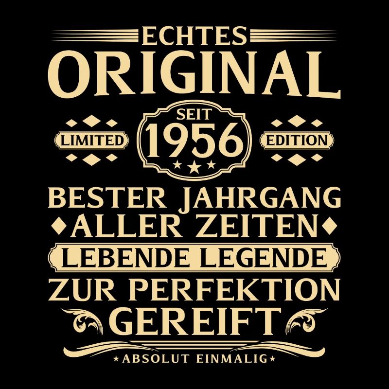 70. Geburtstag Echtes Original seit 1956