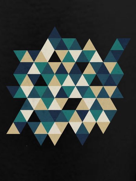 Geometric Triangle Mosaic