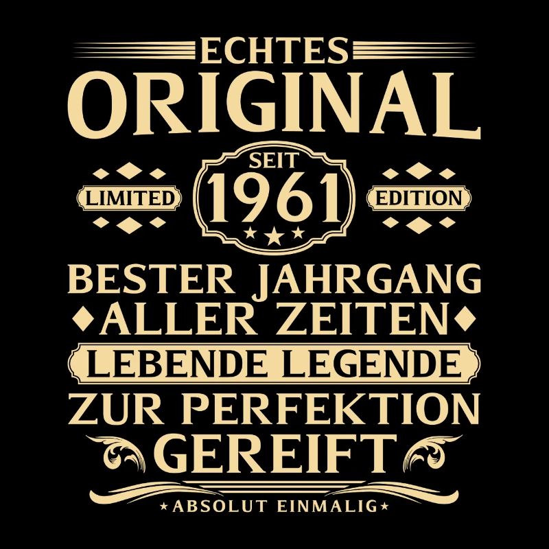65. Geburtstag Echtes Original seit 1961