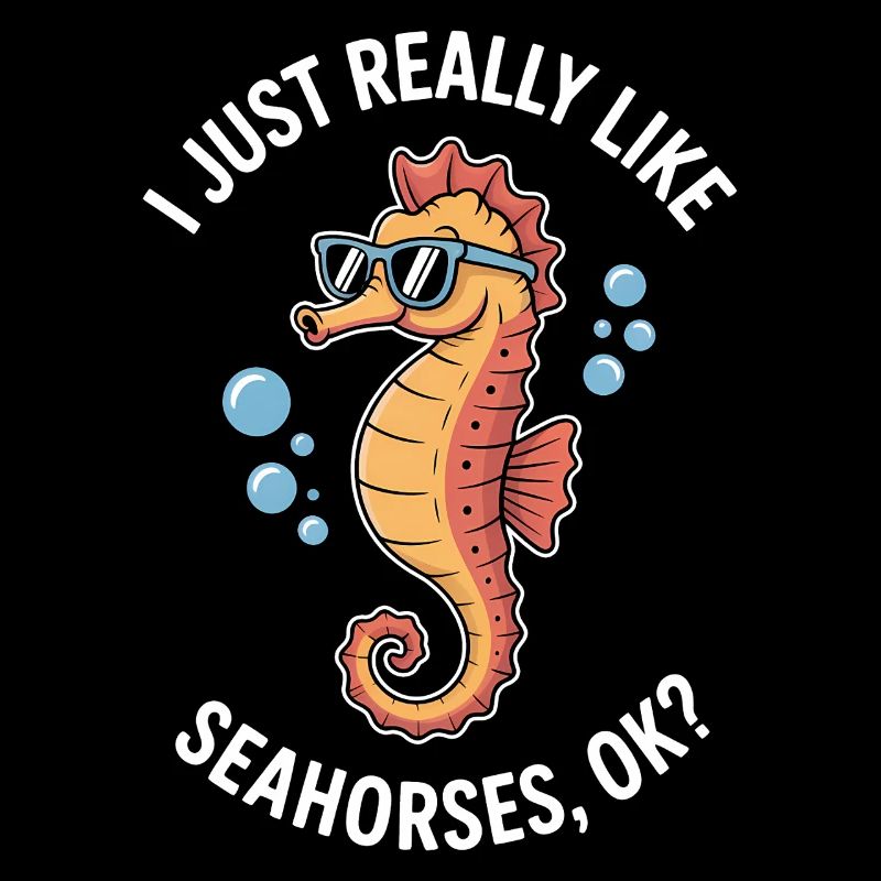 Hippocampe qui dit un drôle d’hippocampe Cadeau