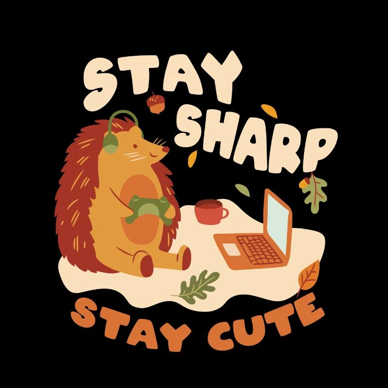 Igel Tag Hedgehog Day Stay Sharp Stay Cute