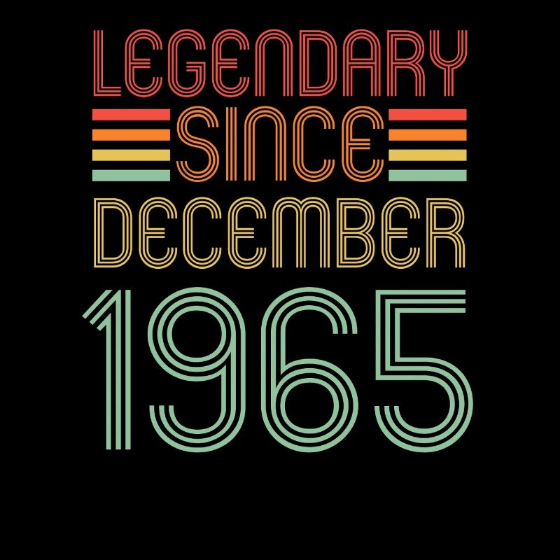 Legendär seit Dezember 1965, Retro, Geburtstag