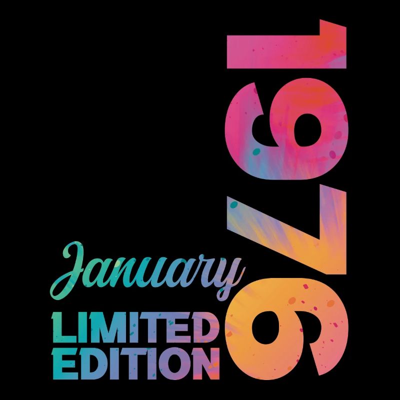 Anniversaire Janvier 1976 Né en Janvier Cadeau