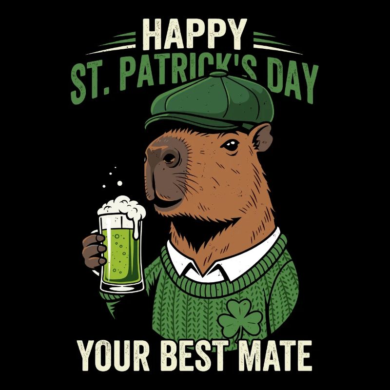 St. Patrick's Day Bär mit Bier