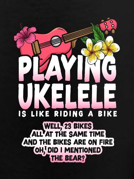Hawaiian Ukulele Uke Playing
