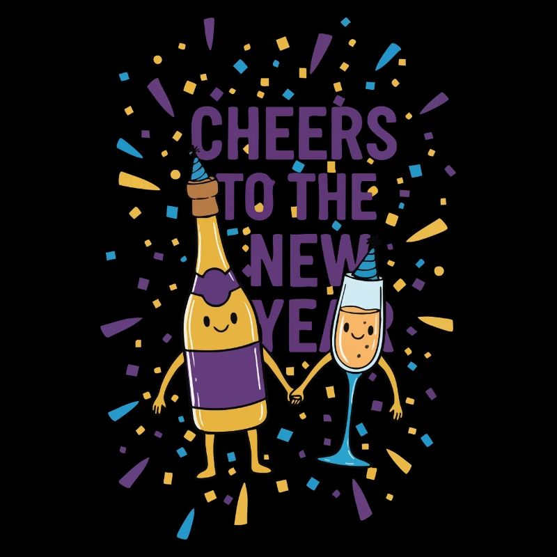 Prost auf die Neujahrsfeier