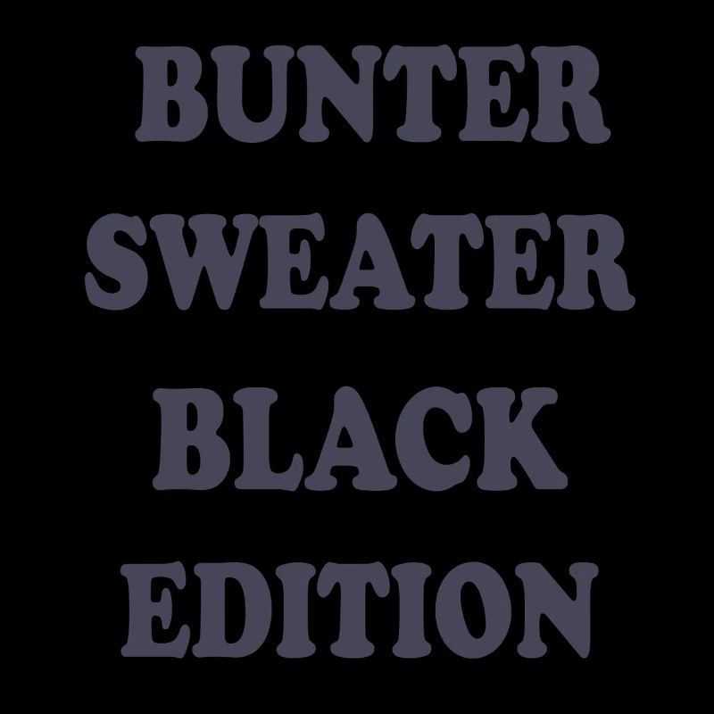 Bunter Sweater Black Edition