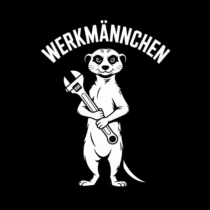 Erdmännchen Echter Heimwerker Mann Handwerker