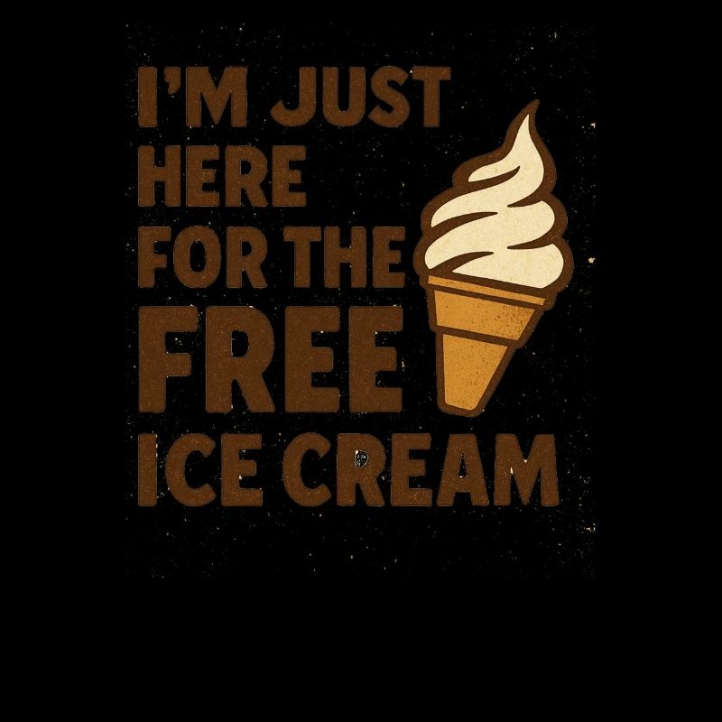 Je suis juste là pour une glace gratuite