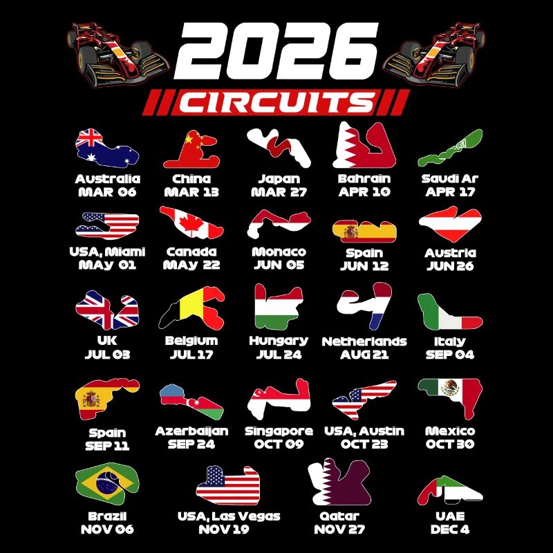 Circuits de Formule 2026 pour les vrais fans de Formule