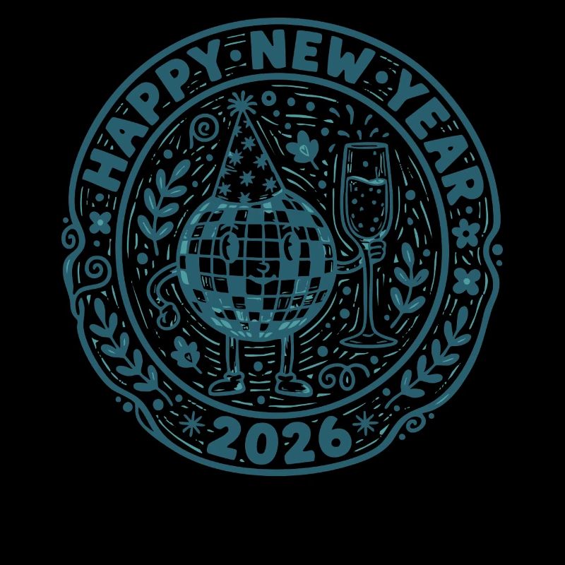 Happy New Year 2026 Feierdesign