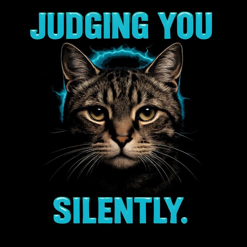 Cat humor, cat gift idea, funny pets