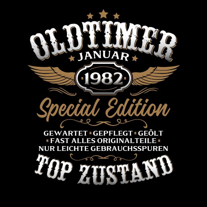 44. Geburtstag Geschenk Oldtimer Januar 1982