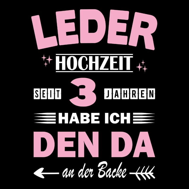 3. Hochzeitstag Ehefrau Jahrestag Ehe Geschenk